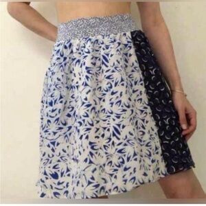 Maeve Anthropology Mini skirt 100% silk